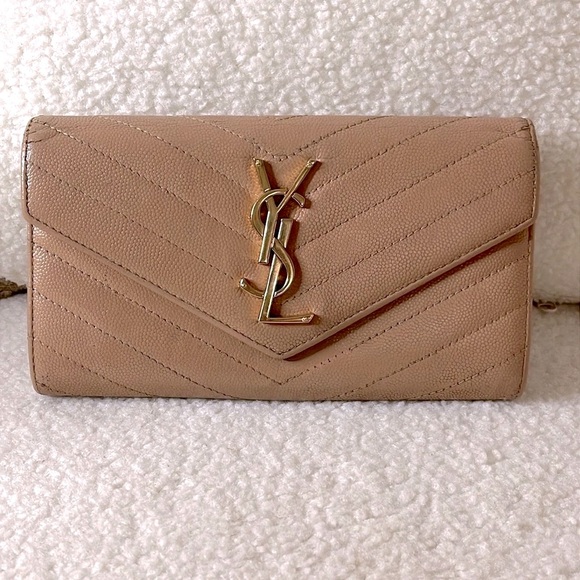 🤎YSL chevron long wallet - Picture 1 of 13